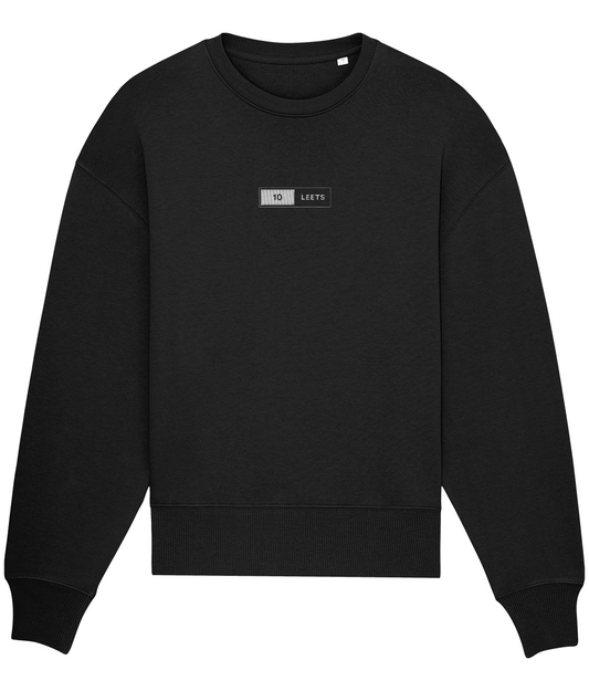 10 Leets Relax fit Sweatshirt Black