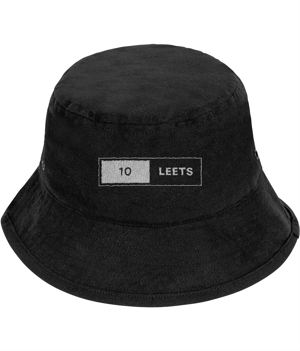 10 Leets Bucket Hat Black